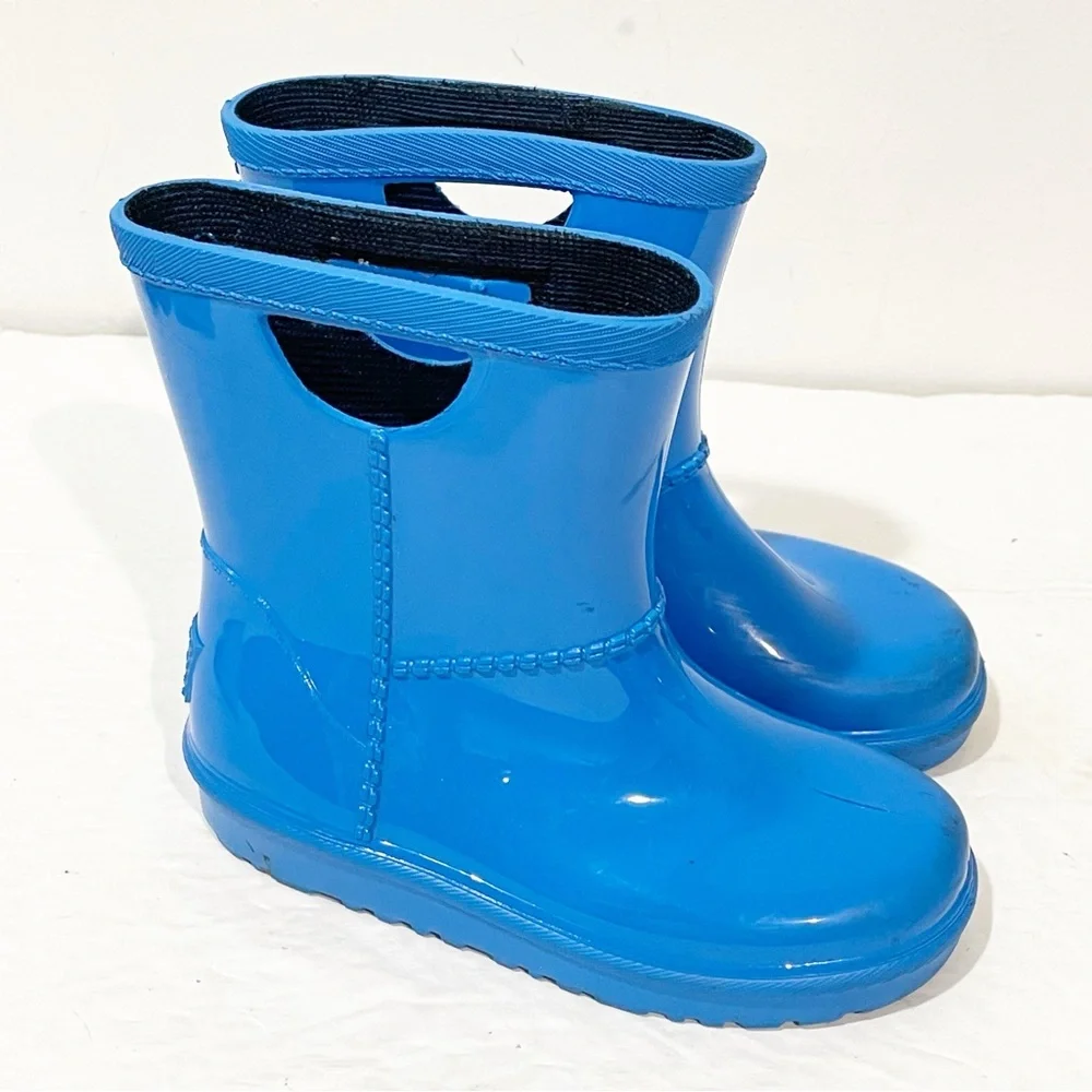 Ugg Toddler Size 9 Blue Rubber Rahjee Rain‎ Boot